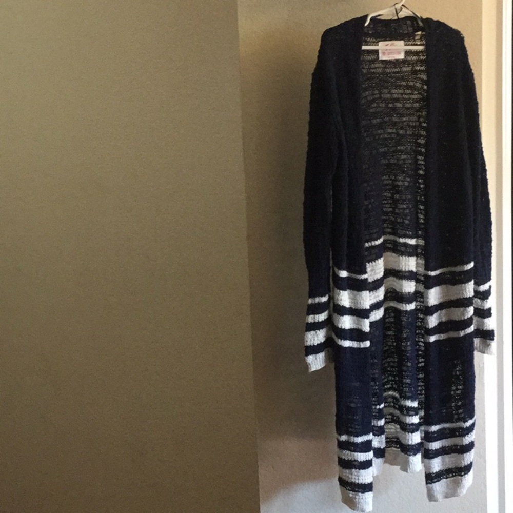 Girls size 12 Justice long cardigan